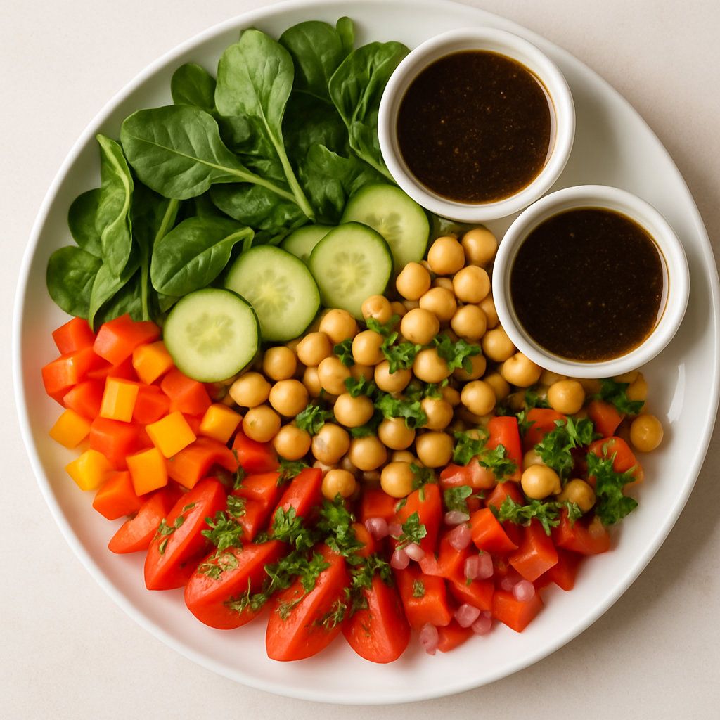 Summer Mediterranean Chickpea Salad