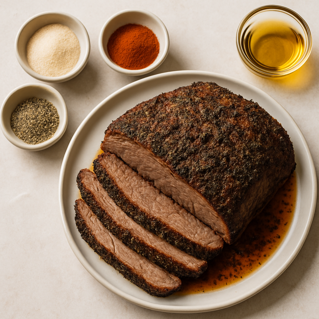 Herb-Crusted Braised Brisket