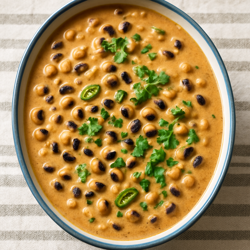 Curry de Legumbres de Ojo Negro con Coco (Curry Lobia)