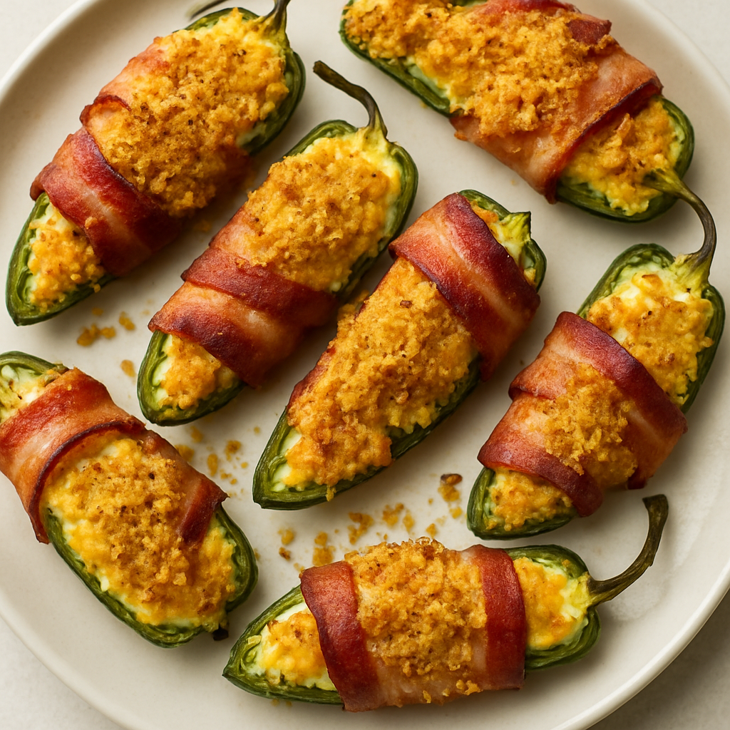 Baked Jalapeño Bacon Poppers