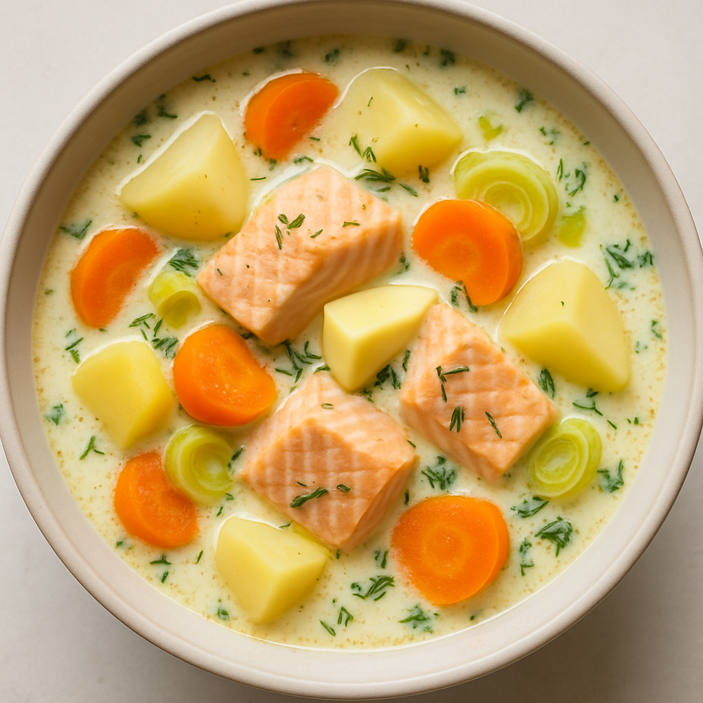 Lohikeitto (Finnish Salmon Soup)
