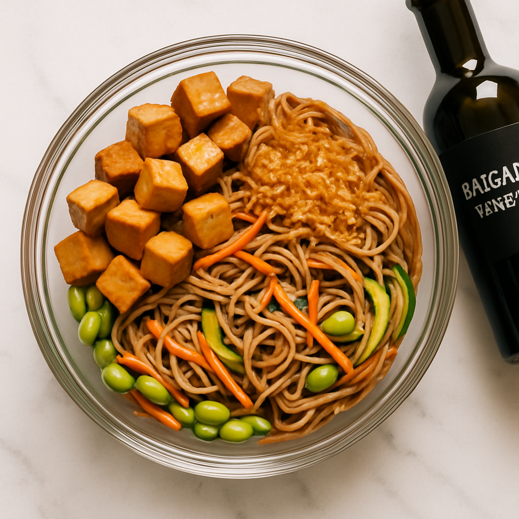 Balsamic Ginger Soba Noodles