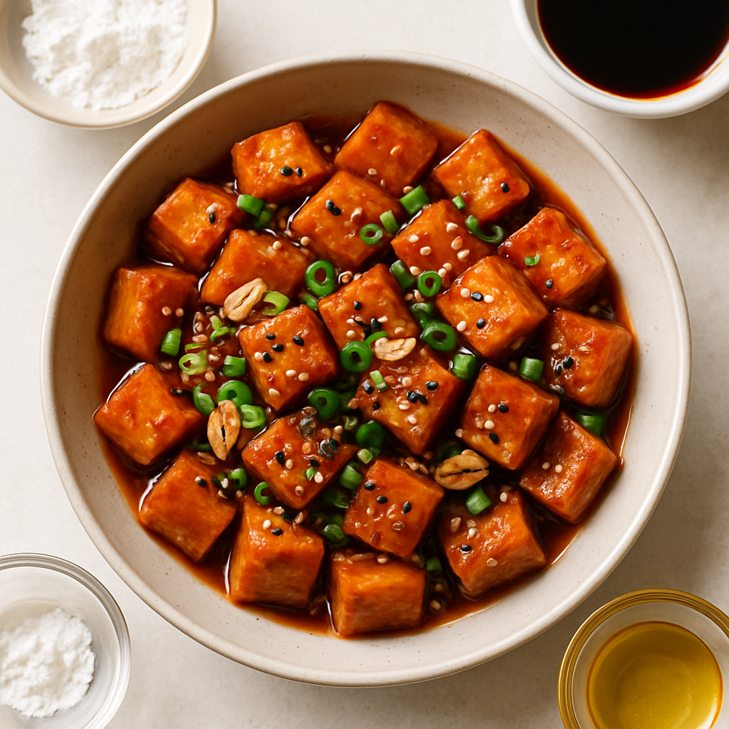 Tofu Crujiente Coreano