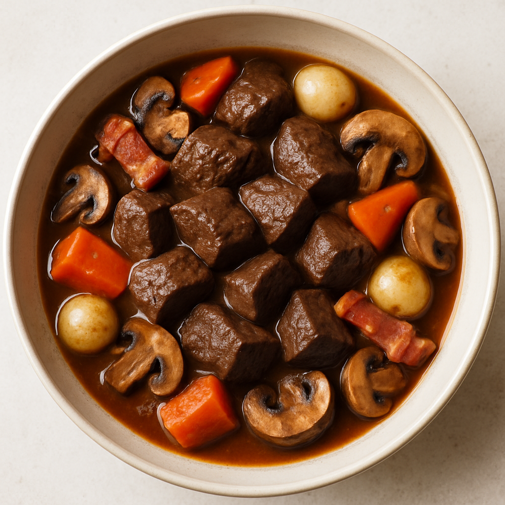 Beef and Mushroom Burgundy