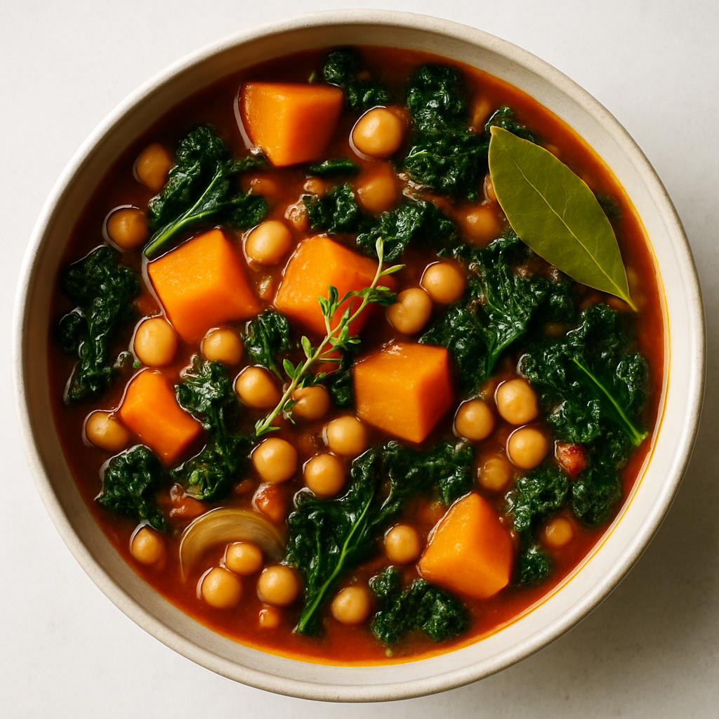 Moroccan Chickpea, Squash & Cavolo Nero Stew