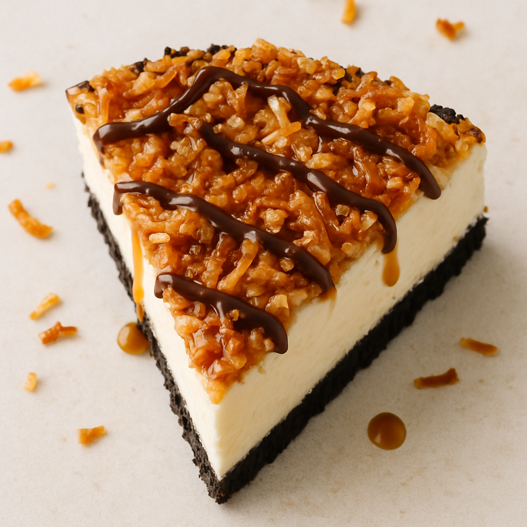 Samoa Cheesecake