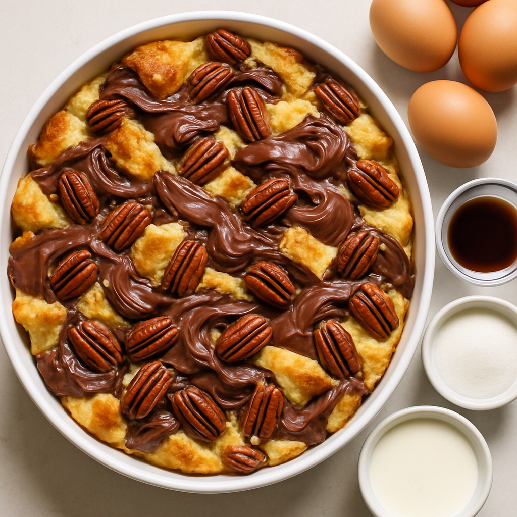 Nutella Bread Pudding