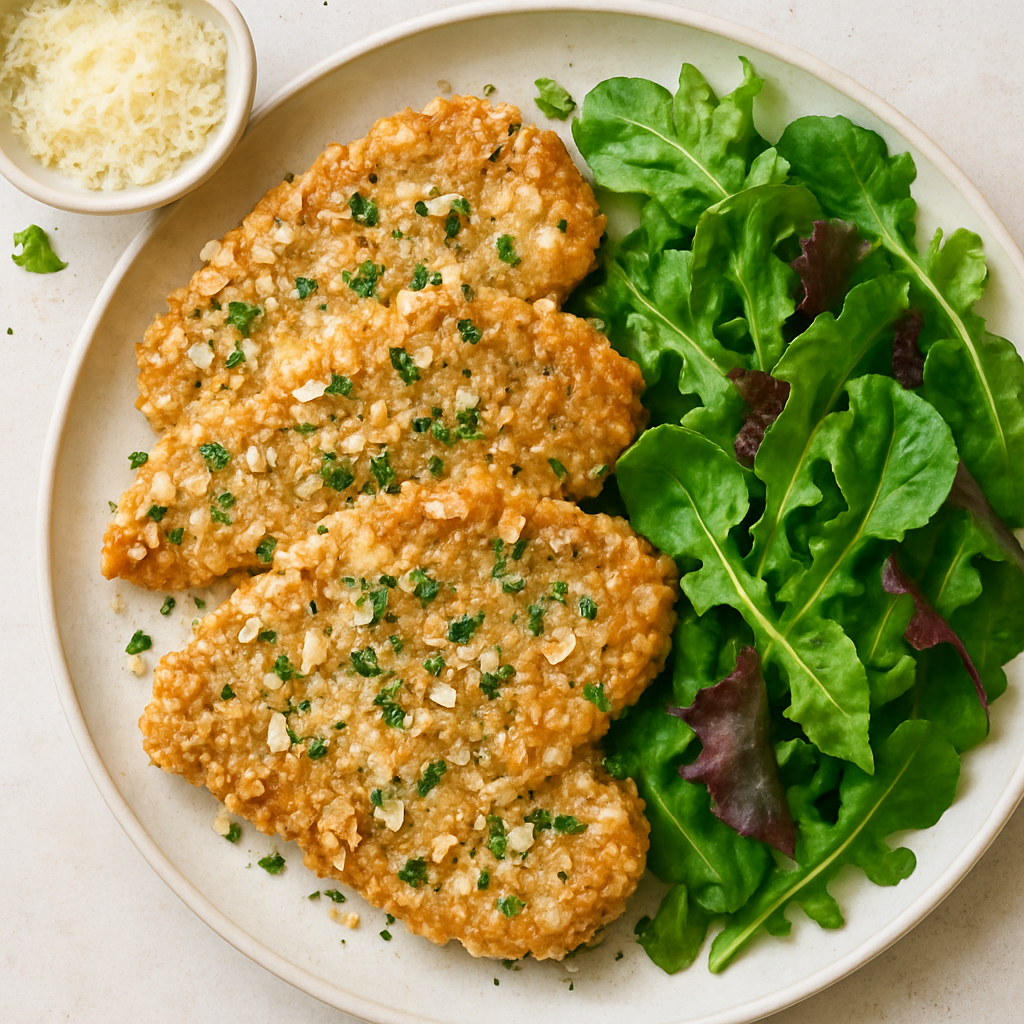 Filetes de Pollo Crujientes con Costra de Avena