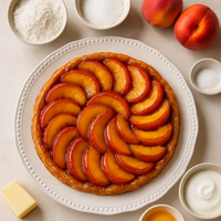 Peach-Nectarine Tarte Tatin