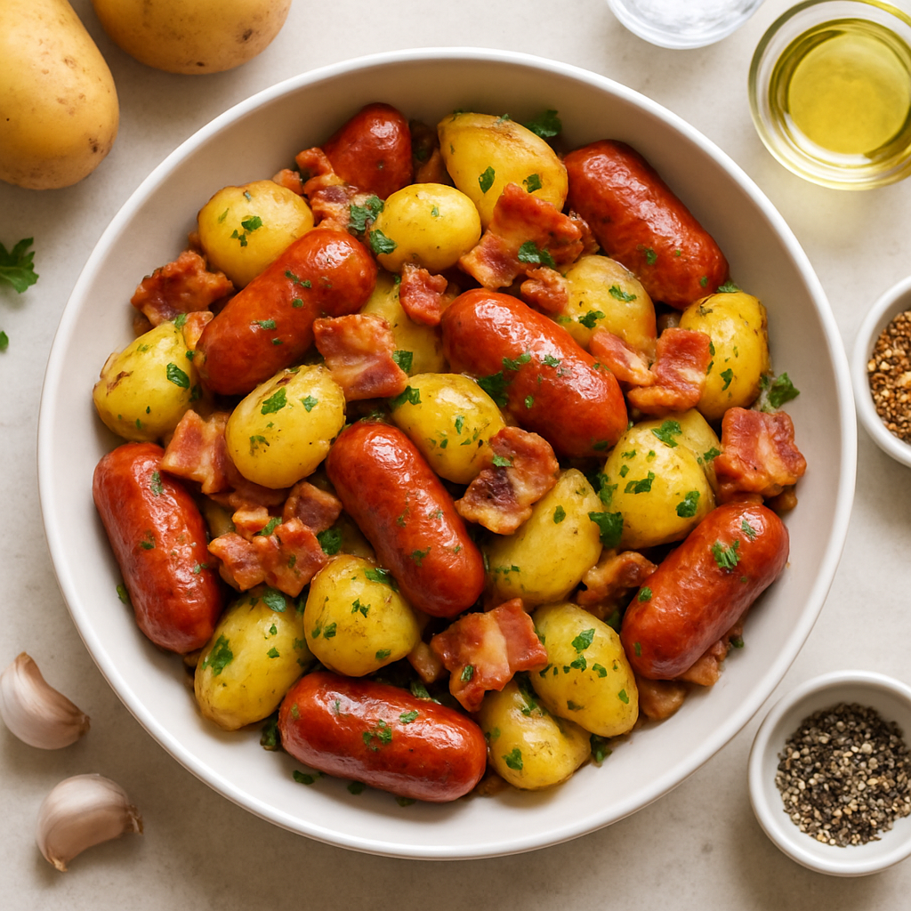 German Potato & Sausages