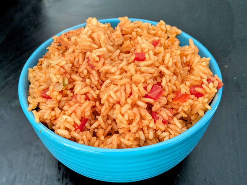 Vegetable Rice with Tomatoes