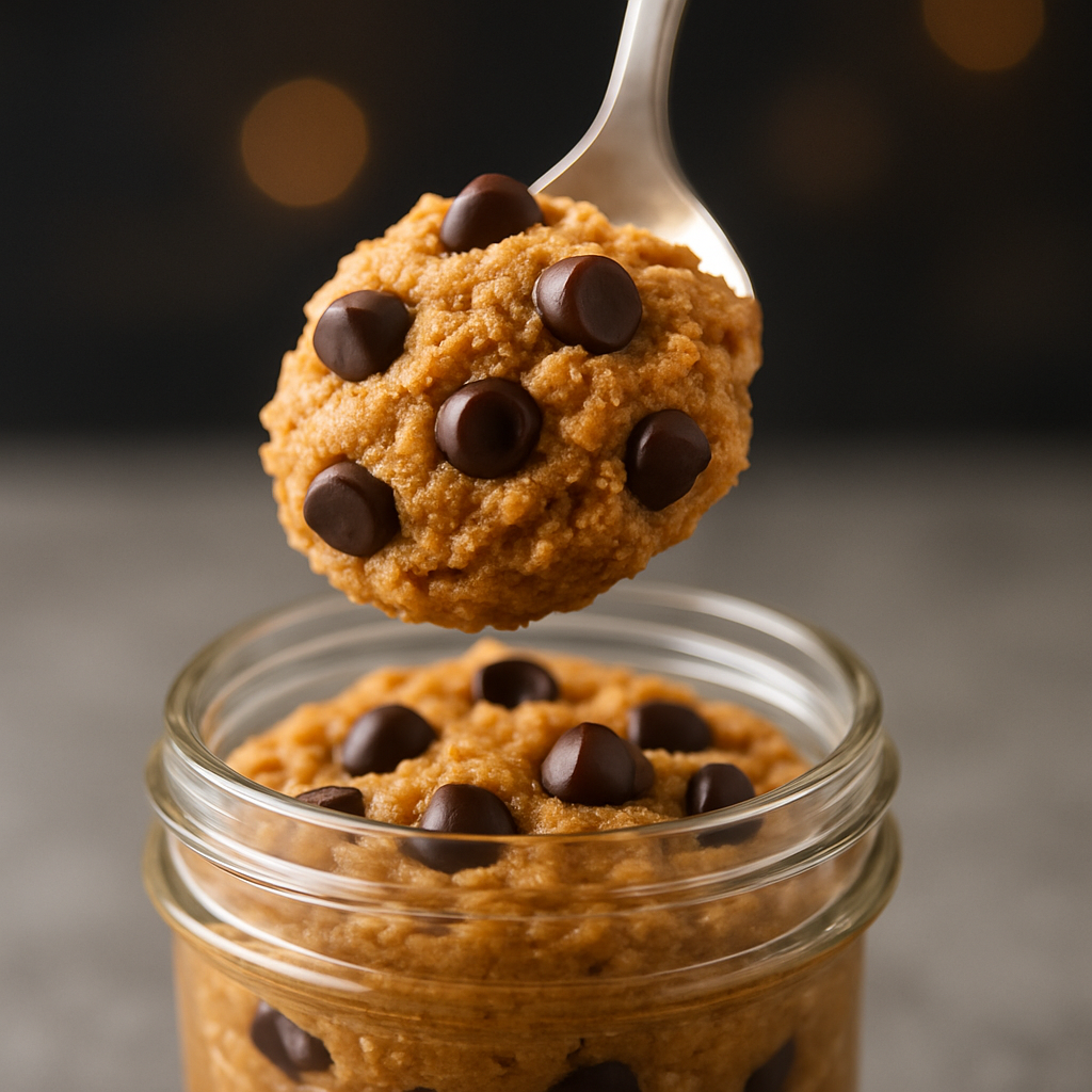 Vegan Single-Serve Peanut Butter Chocolate Chip Cookie Dough