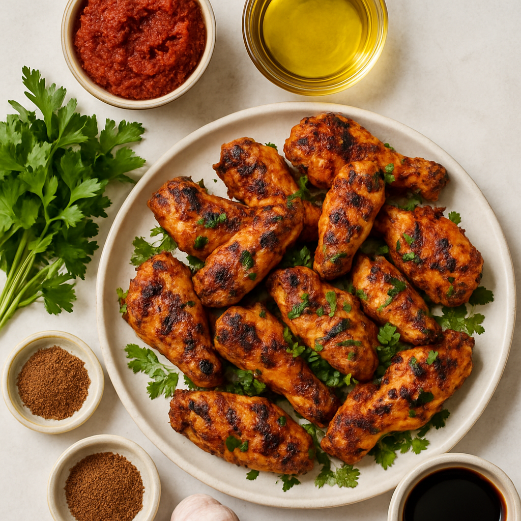 Grilled Turkish-Style Chicken Wings