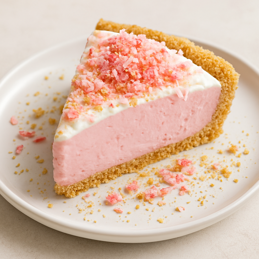 Pastel de Helado de Limonada Rosa