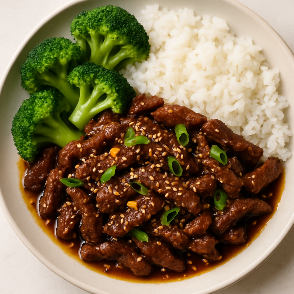 Carne de Res Crujiente con Sésamo