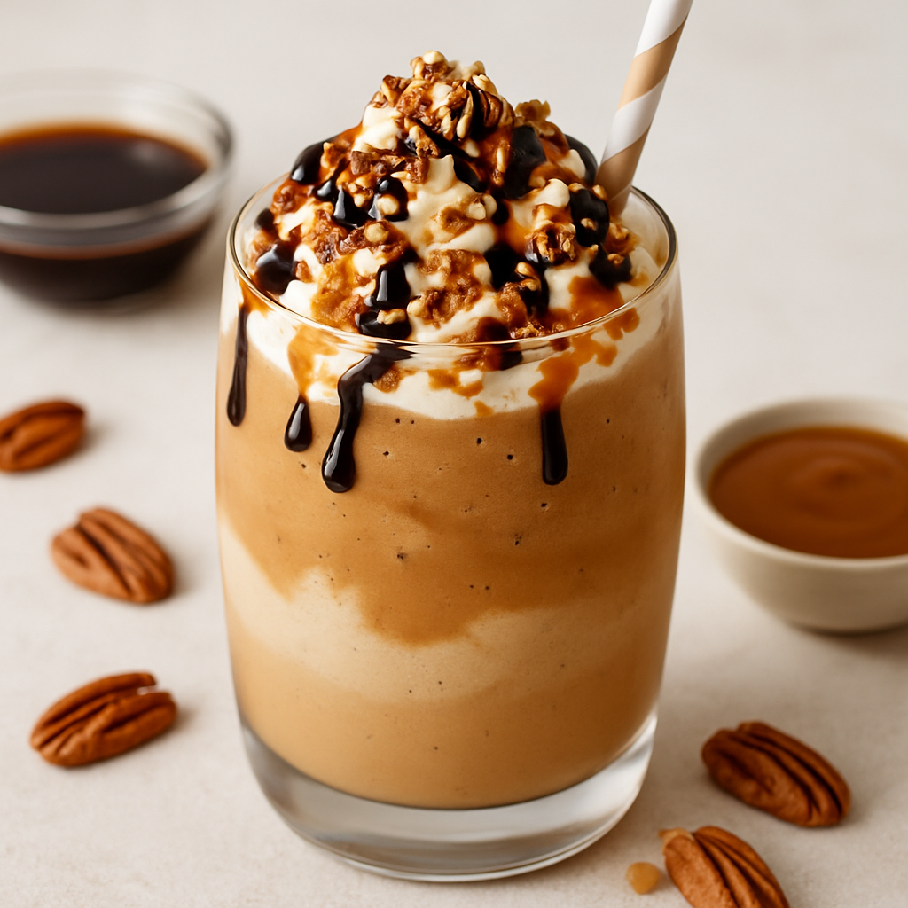 Blended Turtle Iced Coffee