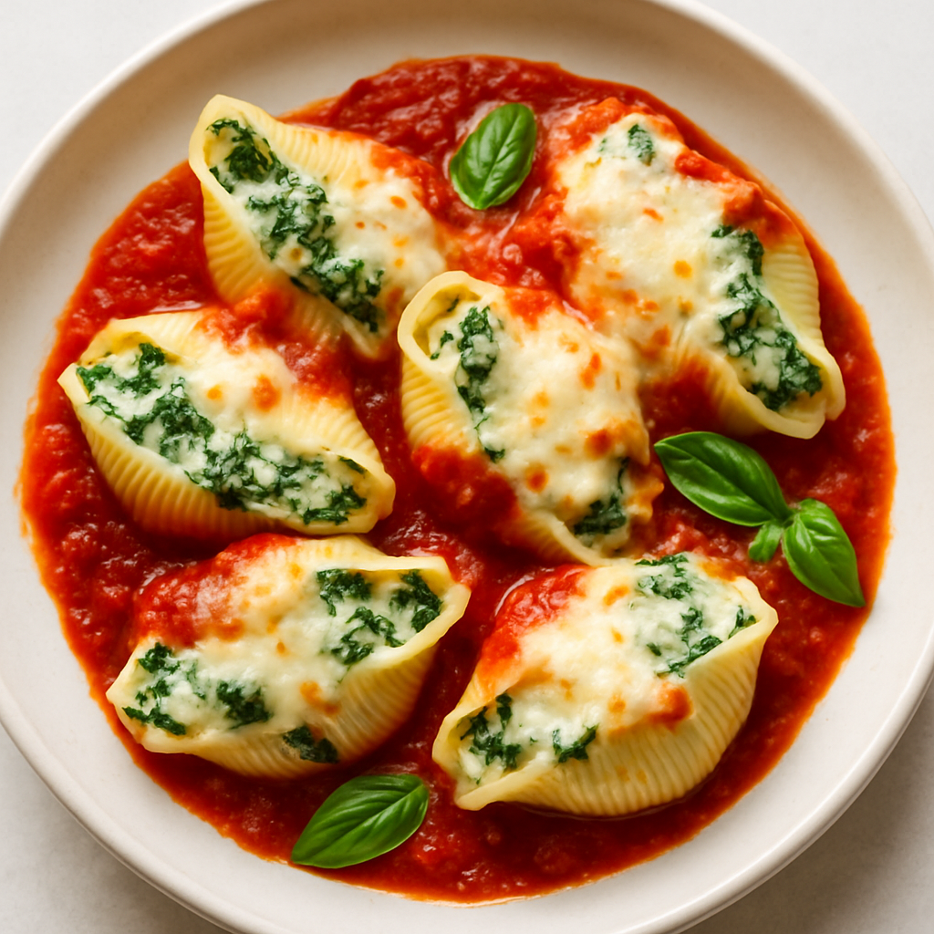 Spinach-Ricotta Stuffed Shells