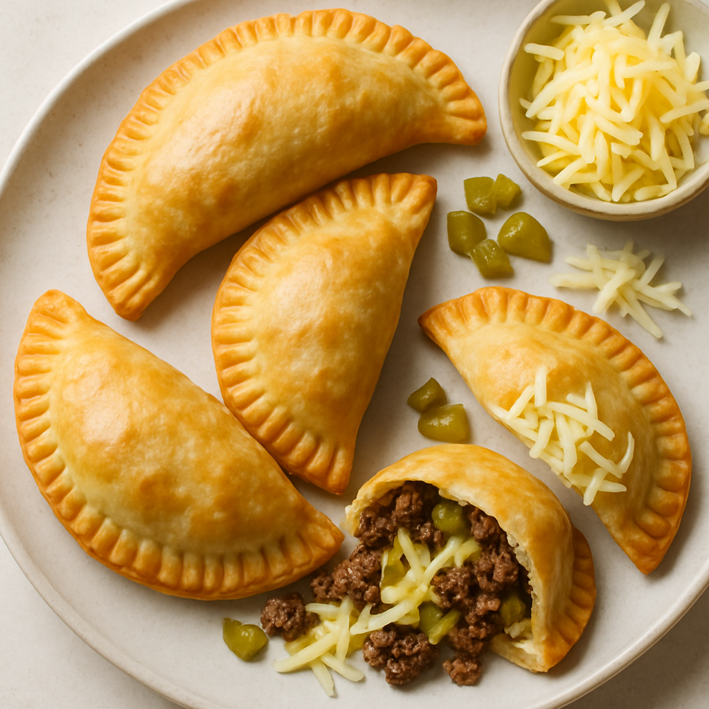 Empanadas de Res con Chile Verde