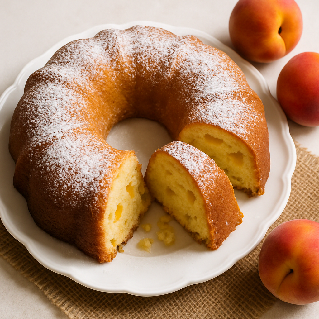 Peach Bundt Cake