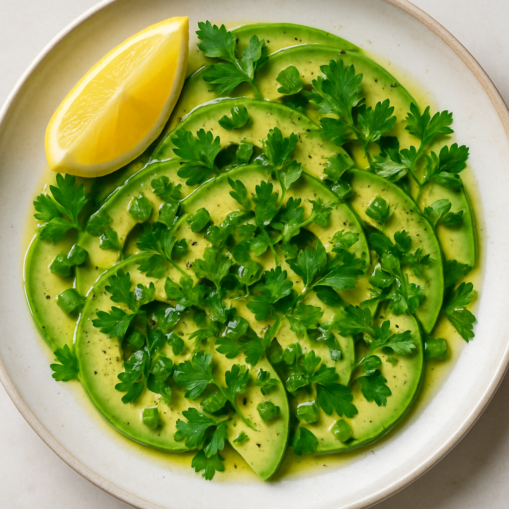 Carpaccio de Aguacate de Mémé