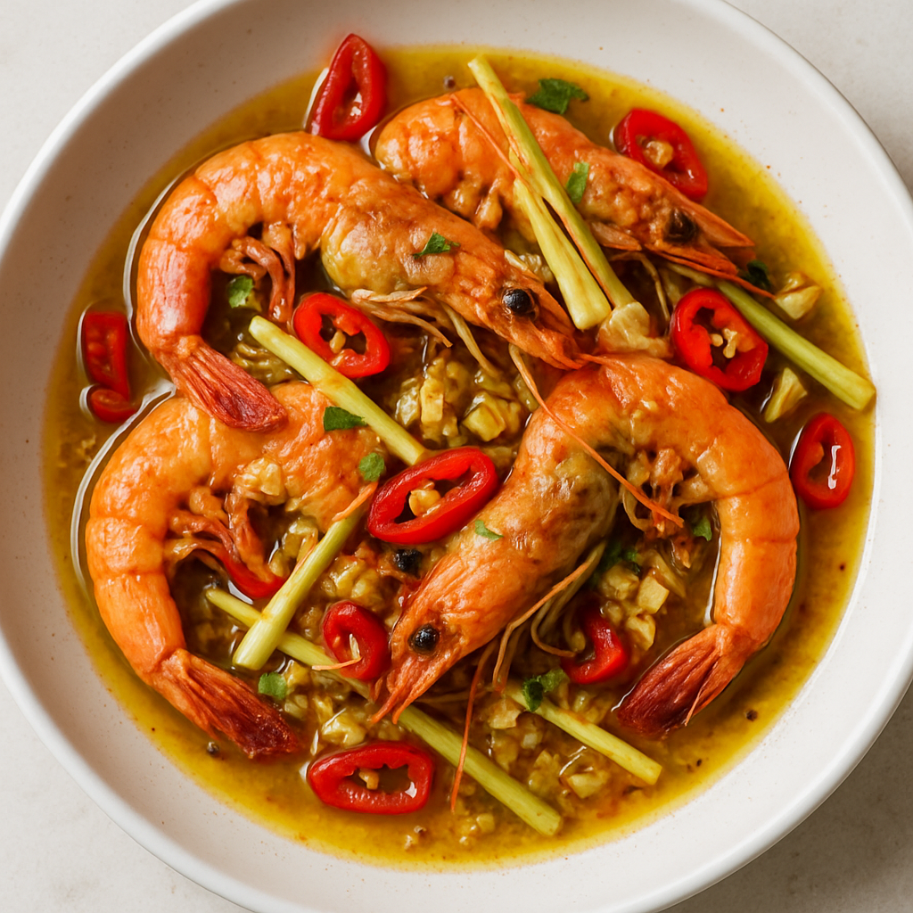 Camarones al Estilo Tailandés