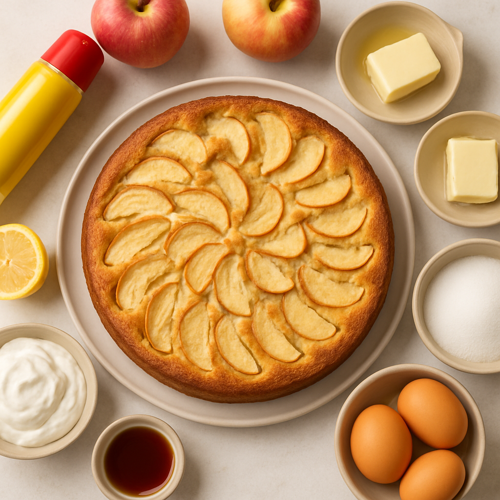 Pastel de Manzana Alemán