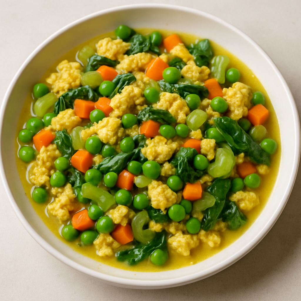Scrambled Tofu with Vegetables