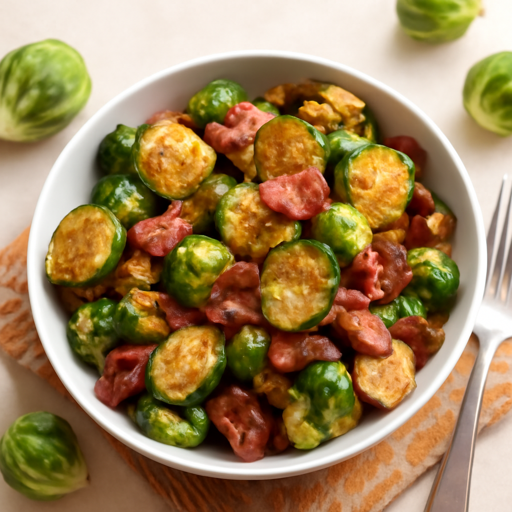 Roasted Brussels Sprouts with Bacon