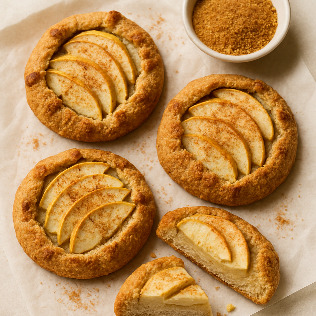Paleo Rustic Apple Tartlets