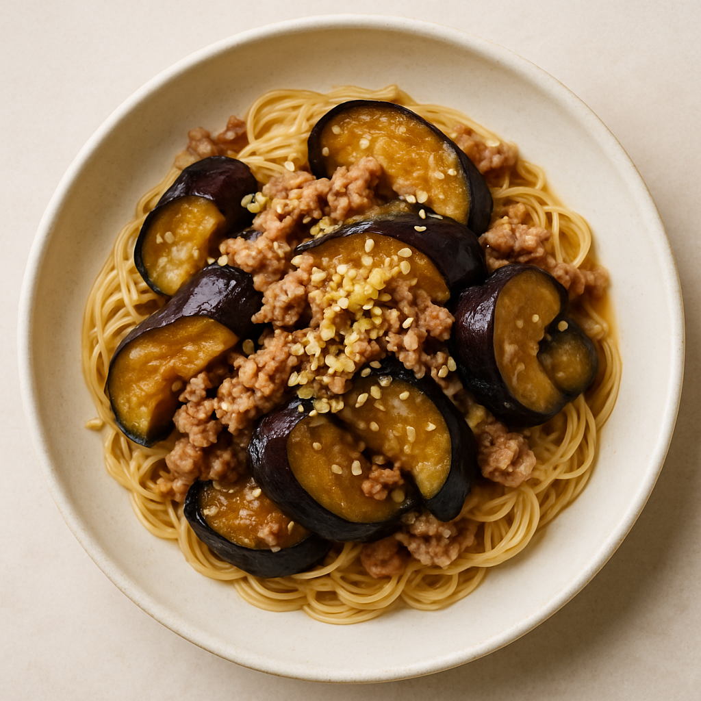 Pork Eggplant Cappellini