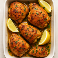 Easy Baked Chicken Thighs