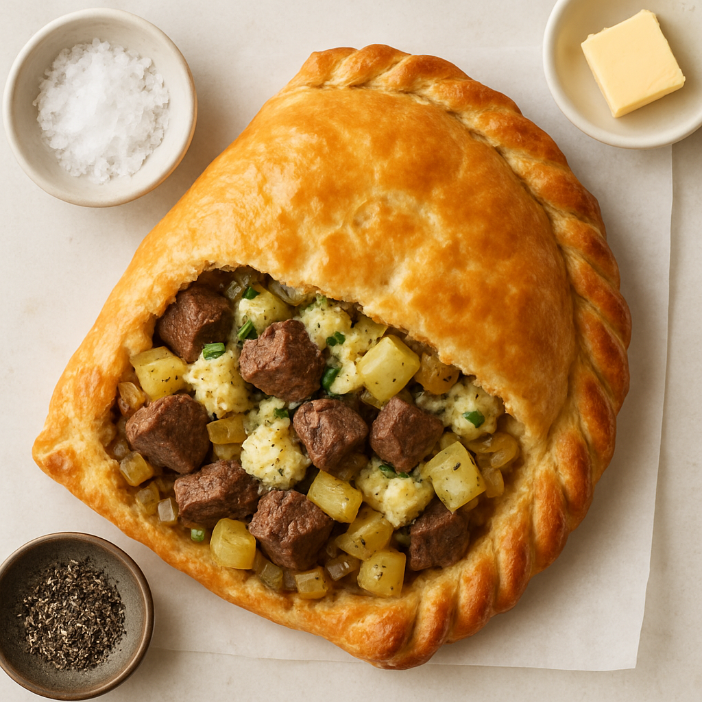 Pastel de Carne y Queso Stilton