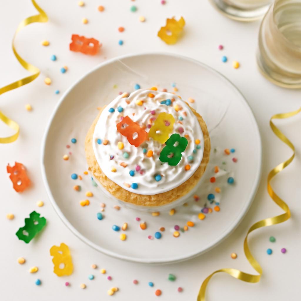 Boozy Gummy Bear Cupcakes