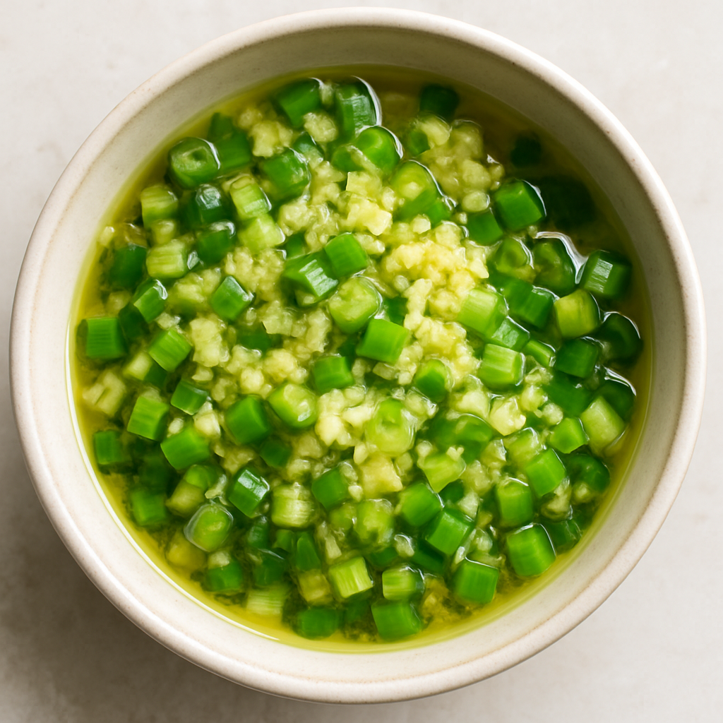 Hainanese Ginger-Scallion Oil