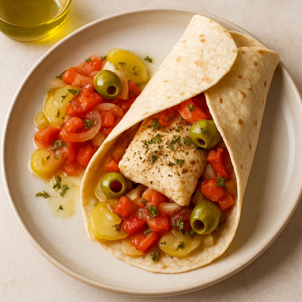 Tortilla-Wrapped Fish
