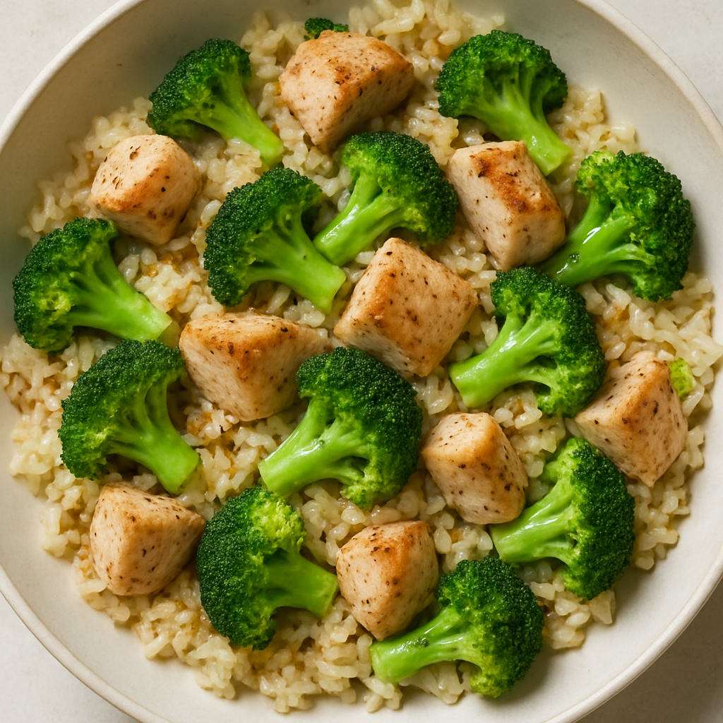 Chicken and Rice with Broccoli