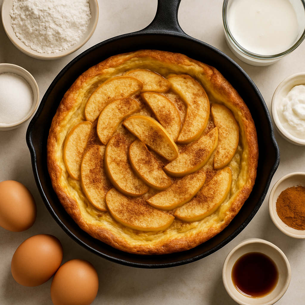 Panqueque Alemán de Manzana