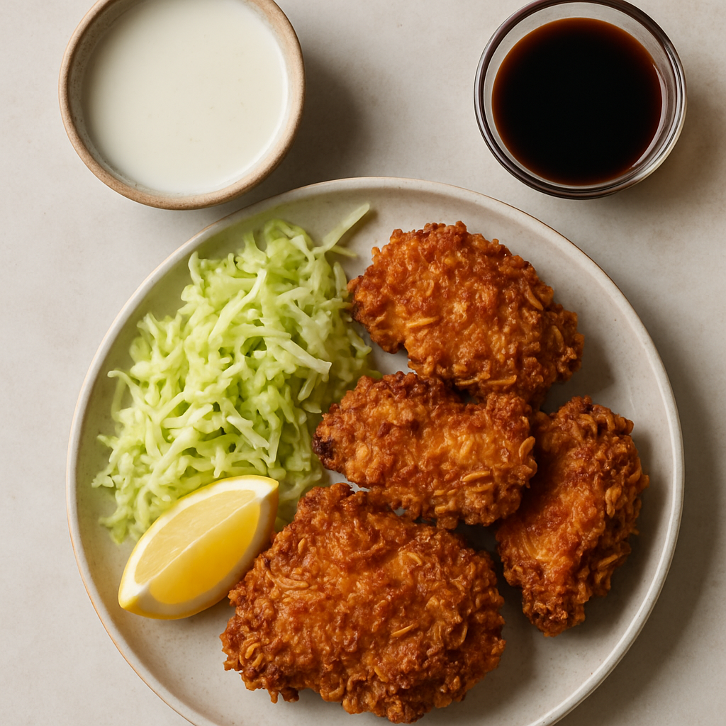 Pollo Frito con Costra de Ramen