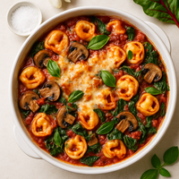 Cheesy Tortellini Casserole