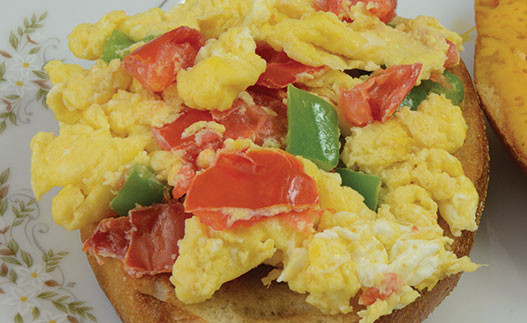 Sándwich Denver Revuelto en Microondas