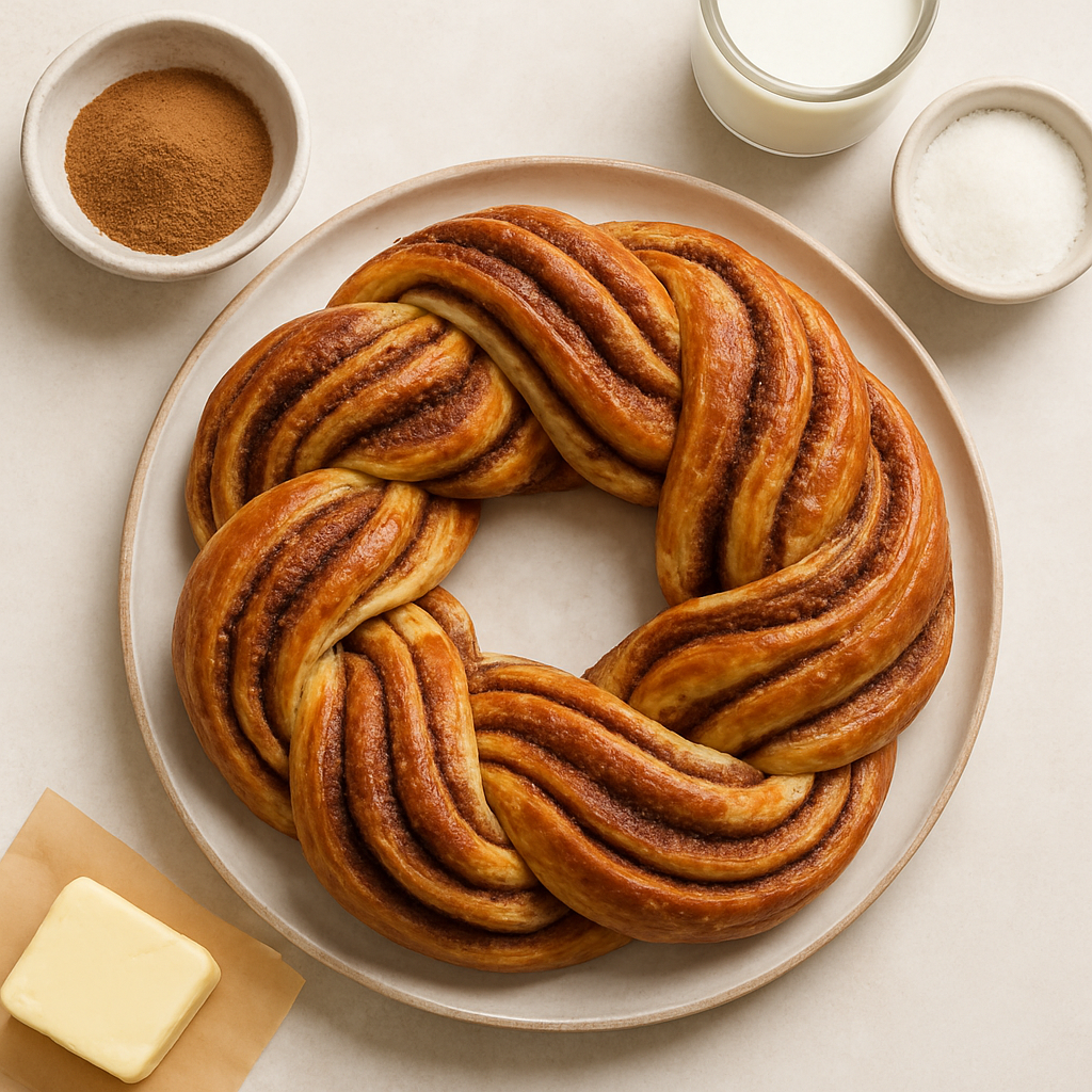 Cinnamon Swirl Twisted Bread