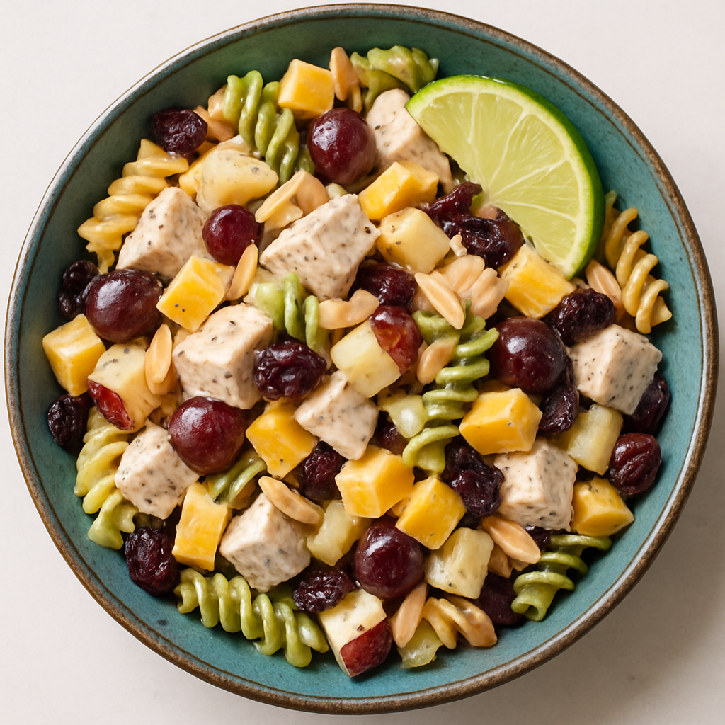 Epicurean Chicken Salad with Creamy Honey Lime Dressing