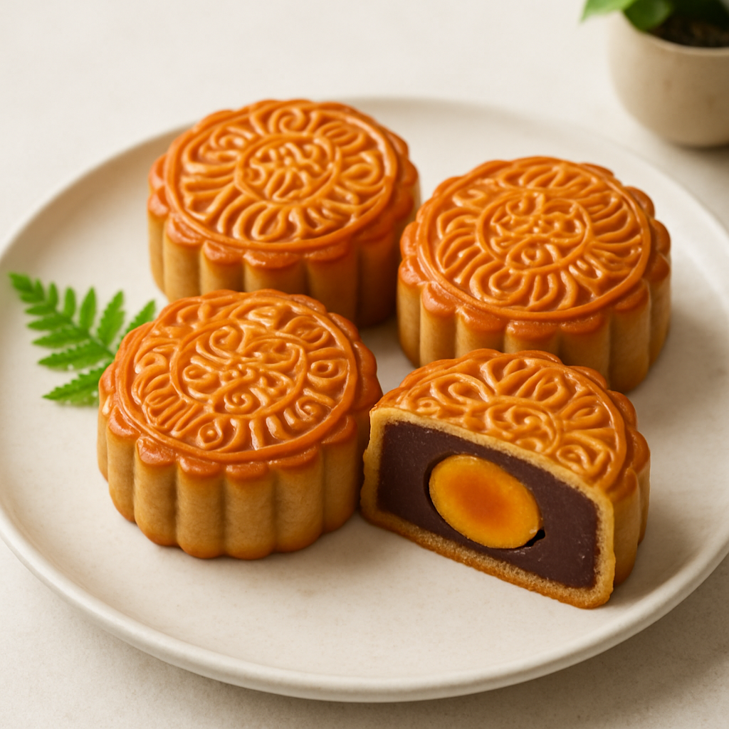 Traditional Chinese Moon Cake (Yuebing)