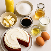 Southern Red Velvet Cake with Classic Cream Cheese Frosting