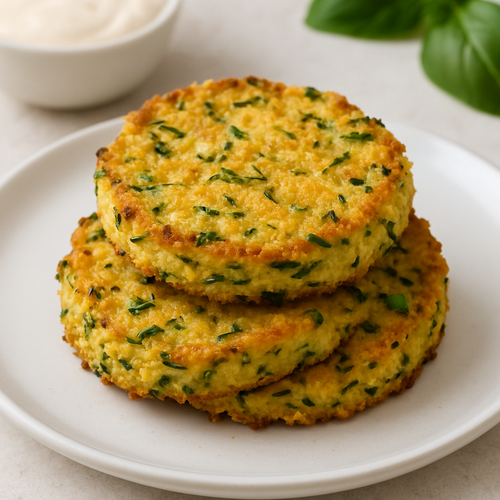 Baked Cheesy Zucchini Bites