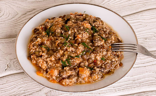 Honey Baked Lentils