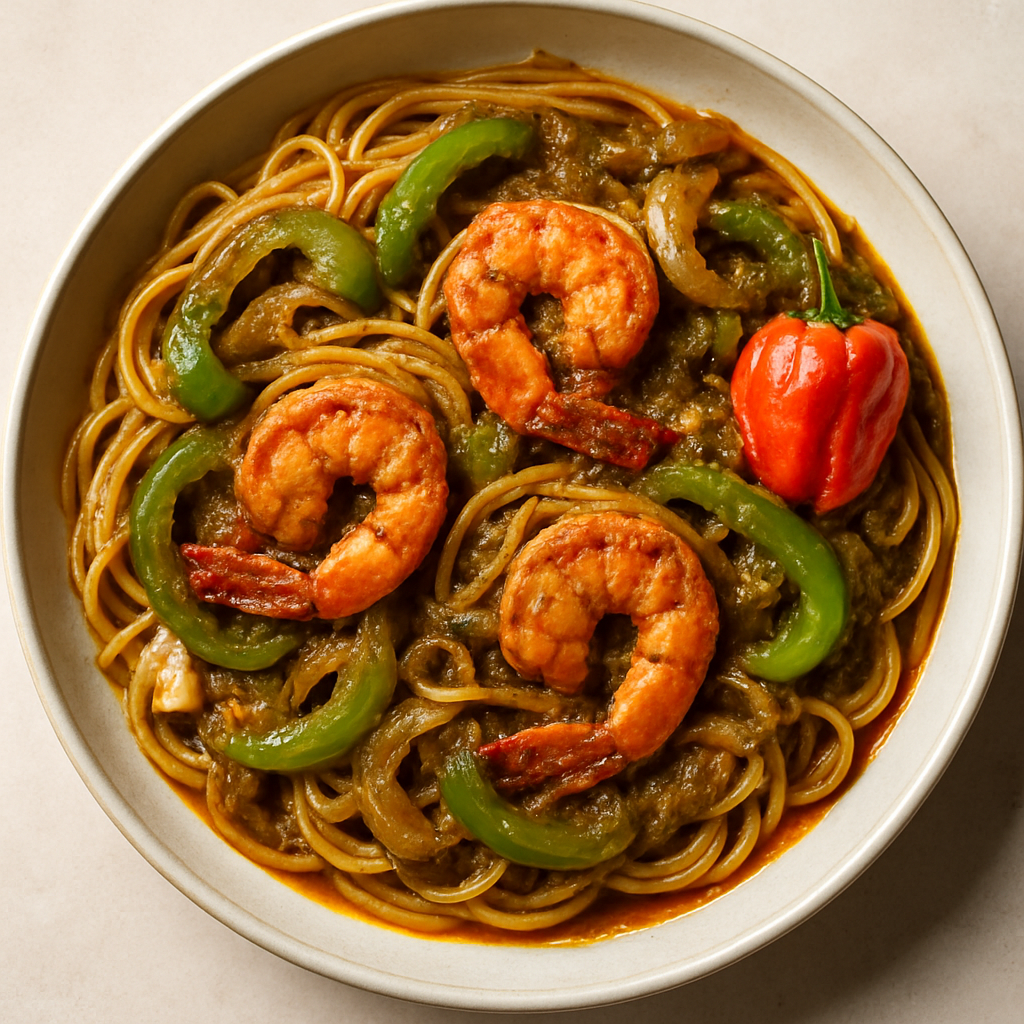 Ayamase Prawn Pasta