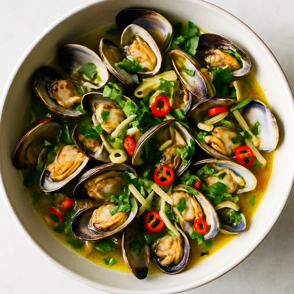 Thai Style Grilled Clams