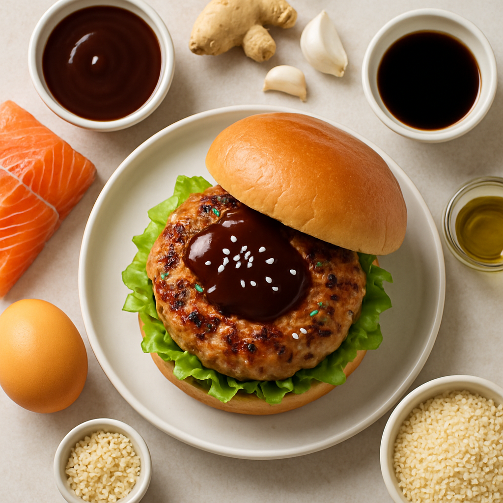 Asian Salmon Burgers