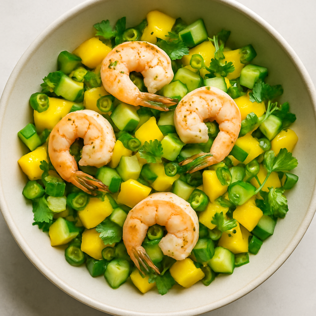 Camarones con Salsa de Mango